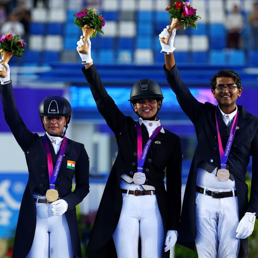 Médaillé d’or pour l’équipe indienne aux Jeux Asiatiques