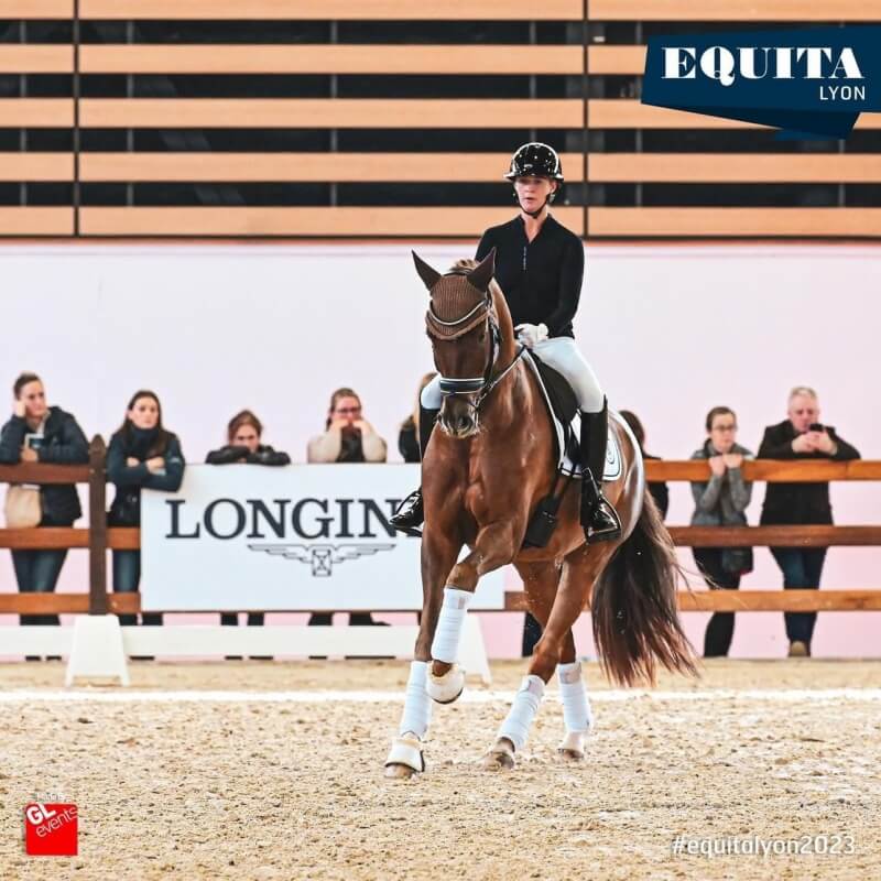 Training with Olympic rider and German team coach Monica Theodorescu