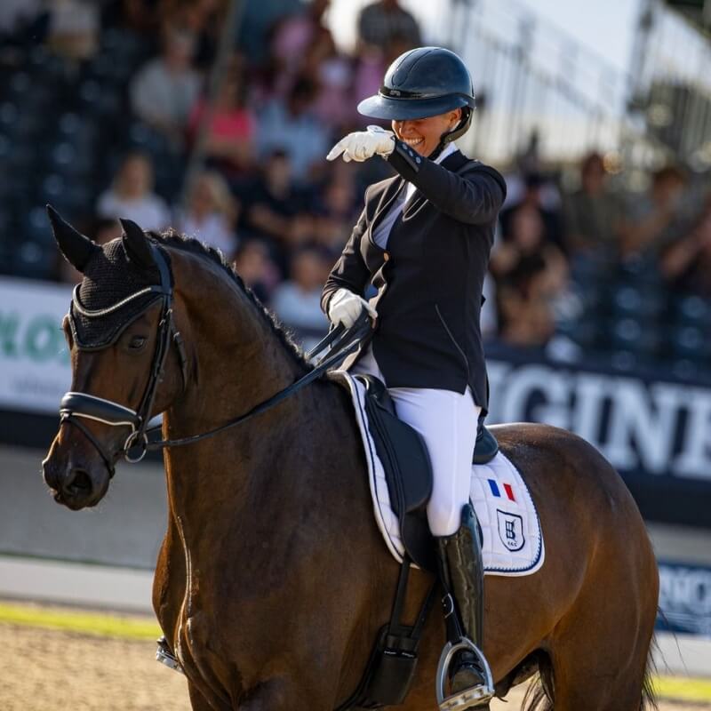 Championnat du Monde des Jeunes Chevaux : Une 5ème place pour Camille Judet Chéret et Emoji JCD