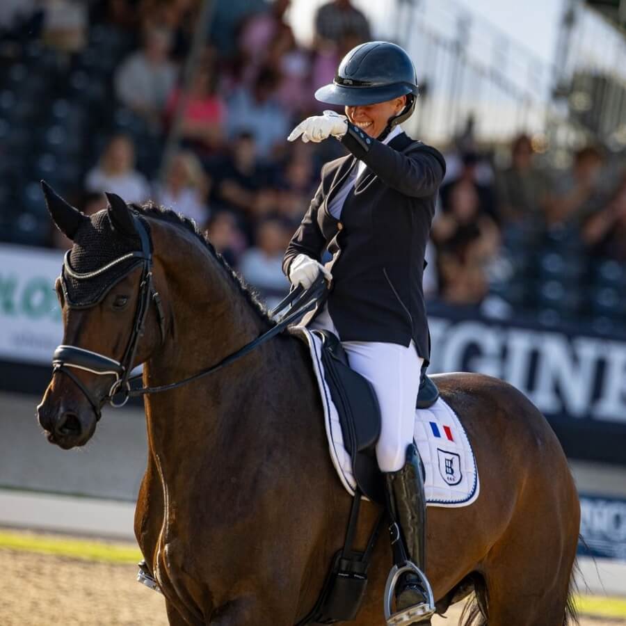 Championnat du Monde des Jeunes Chevaux : Une 5ème place pour Camille Judet Chéret et Emoji JCD
