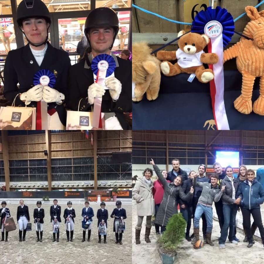 Pamfou Dressage en or, argent et bronze !