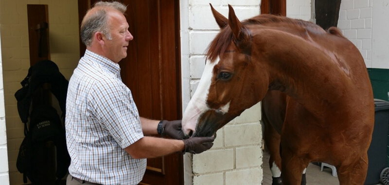 Norbert van Laak à Pamfou Dressage en Mars