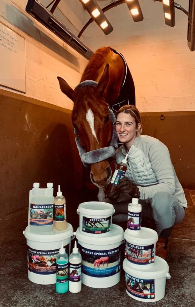 Le laboratoire Greenpex accompagne les chevaux de Pamfou Dressage