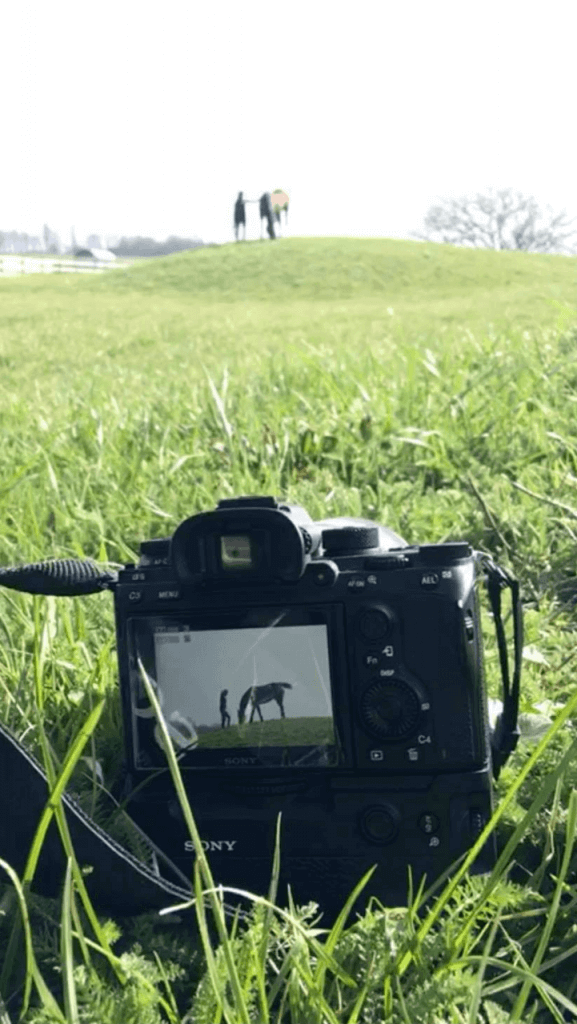 Camille en shooting photo pour Horse Pilot